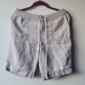 Unisex Beige Shorts